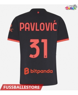 Günstige AC Milan Strahinja Pavlovic #31 3rd trikot Damen 2026-27 Kurzarm